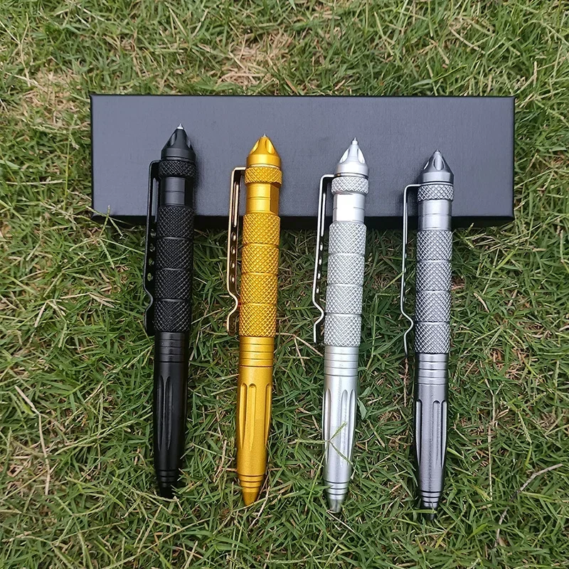 Tactical Defense Pen Signature Pen Outdoor Self-defense Tungsten Steel Head Defense Edc Outdoor Window Breaking Survival