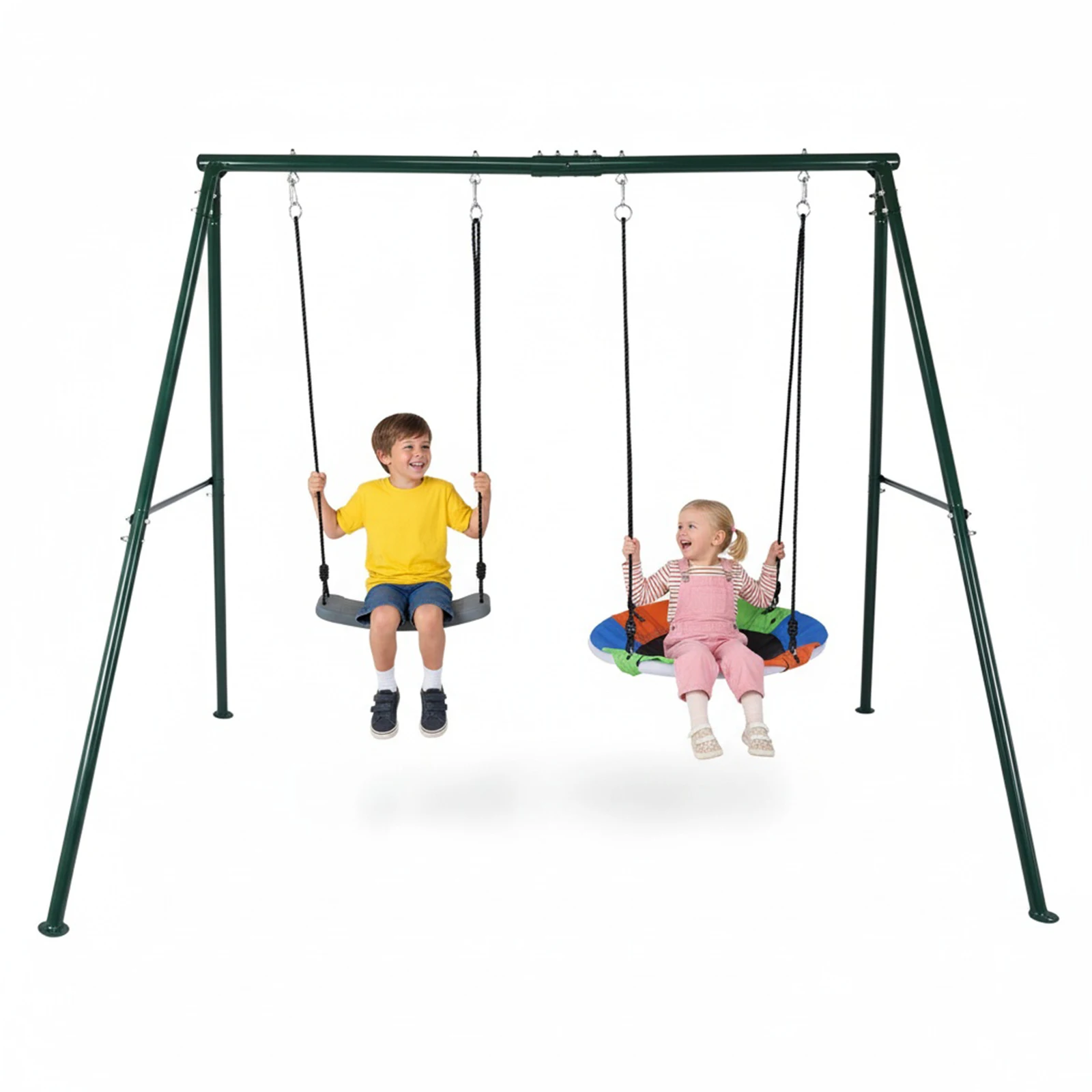 Heavy Duty Playground Frame Rust Proof Triangular Frame Hammock Rack Wear Resist for Universal Swing Soft Board Swing