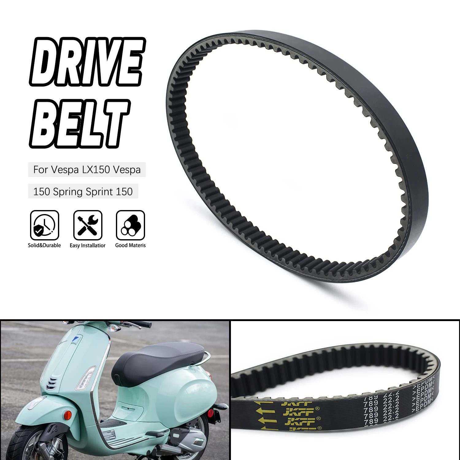 

Motorcycle Accesorios Drive Belt For Piaggio Vespa LX150 Vespa 150 Spring Primavera 150
