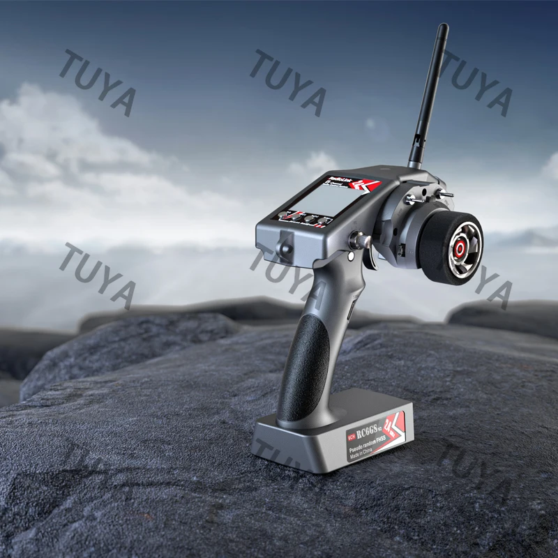 RC6GS V3 RC Radio Transmitter 600 Meters Control Distance Gyro Integrated Built-In Real-time Telemetry for RC Car Boat