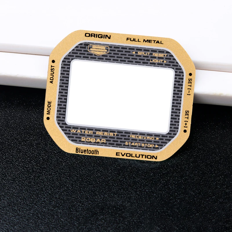 Mirror protective film for Casio G-Shock DW-5600 GW-B5600 modified tempered film lens protective film men\'s watch accessories