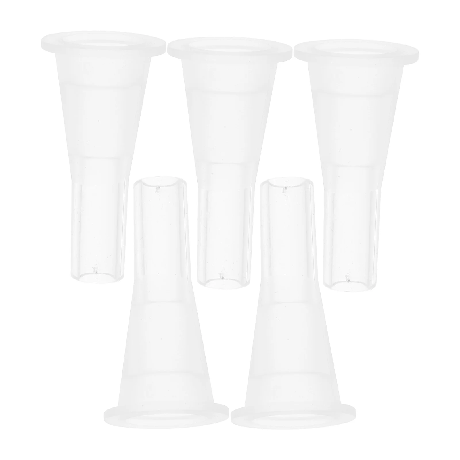 

5pcs Transparent Silicone Straw Tips Compatible Cups Detachable Design Kids Water Cup Parts Straw Caps Nozzle