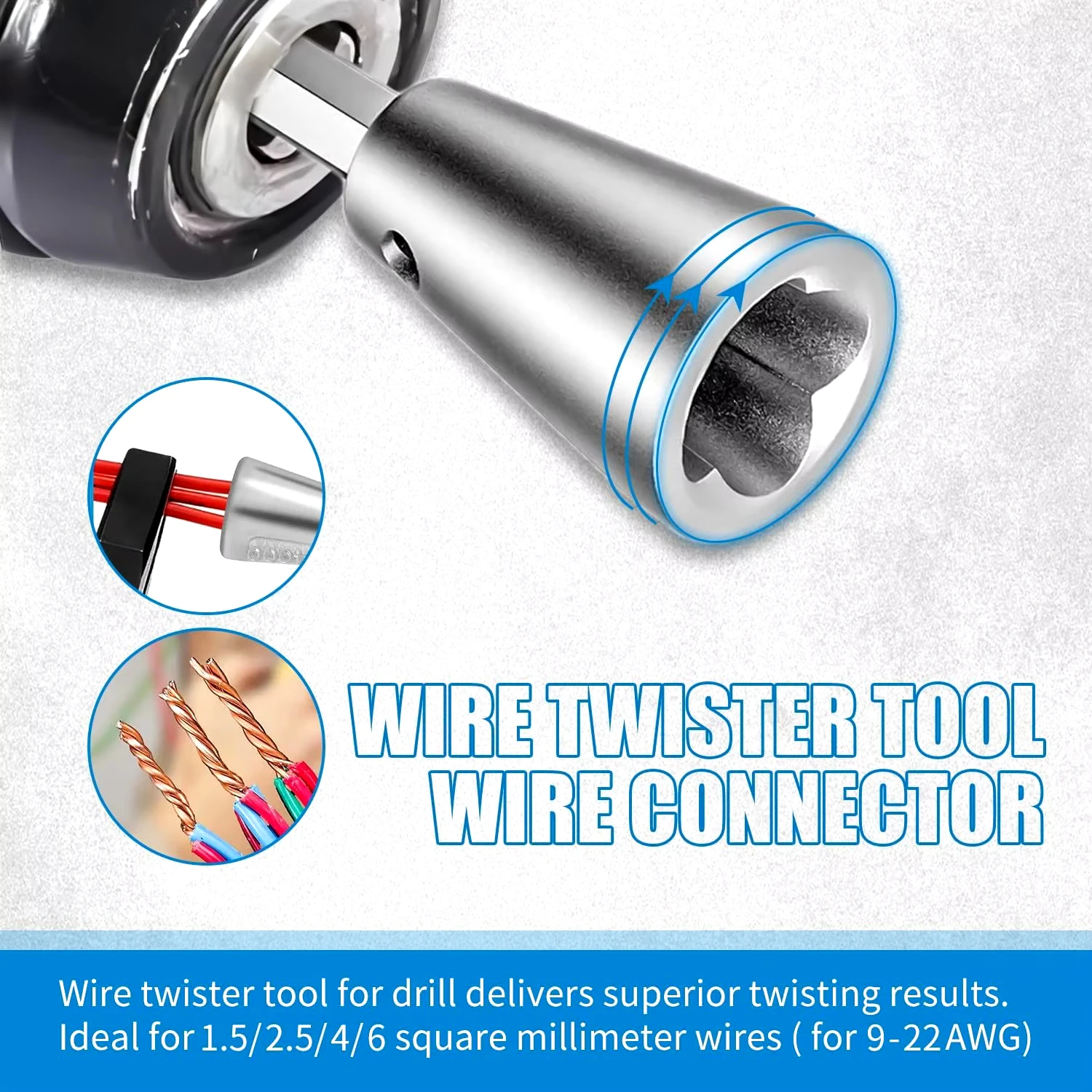 Electric Wire Stripper for 2.5/4/6 Square Wire Cable Automatic Stripping Tool Electric Wire Peeling Machine for Electrician
