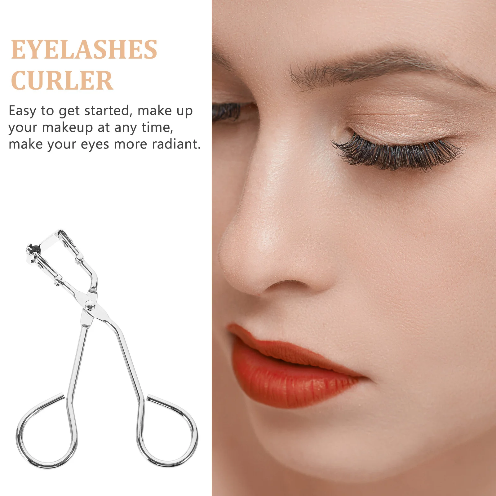 Partial Eyelash Curler Tool Girl Mini Women Makeup Accessory Curling Hair Rollers