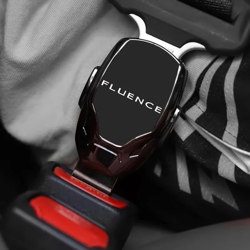 

Extensor de Clip para cinturón de seguridad de coche, accesorios de emblema personalizados para Fluence