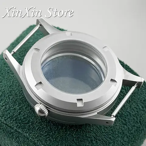 Titan 40 mm Retro First Year Fifty Seek Series Dykning Dubbelkupol Belagd AR Safirglas Klockboett För NH34 NH35 NH36 4R35 10 best sales titan nh35 - №3