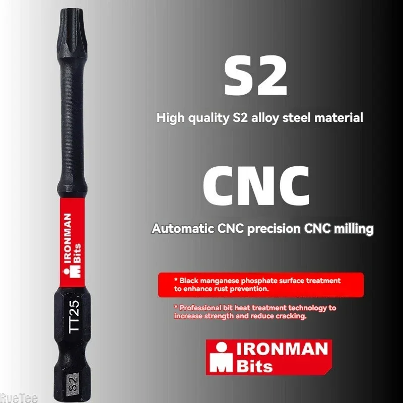 10 stuks Torx-bits met gaten Magnetisch 150 mm 6-inch lange elektrische schroefkop voor wandelen Gespsets Schroevendraaier Elektrische boormachine