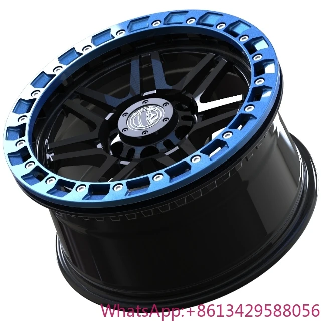 

Beadlock Wheels 4x4 off Road Rims Atv 6x139.7 5x127 15 16 17x8 Inch Off Road Offroad Car Wheel Rim for Y60 Y61 Jeep Ford
