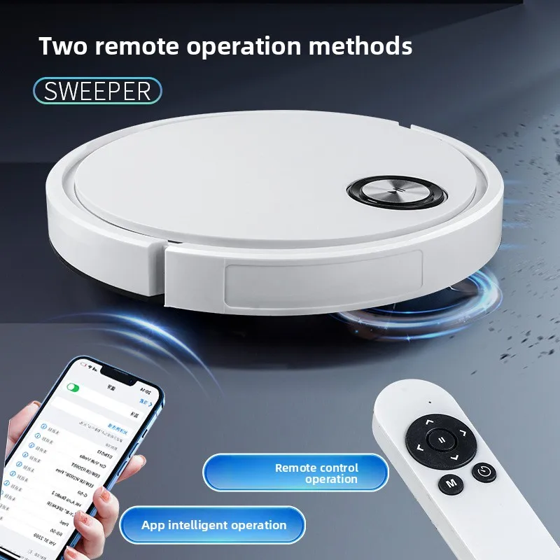 

Smart Robot Vacuum Cleaner with APP & Remote Control Built-in Water Tank Anti-Drop Sensor 3-in-1 Sweep Suction Mop