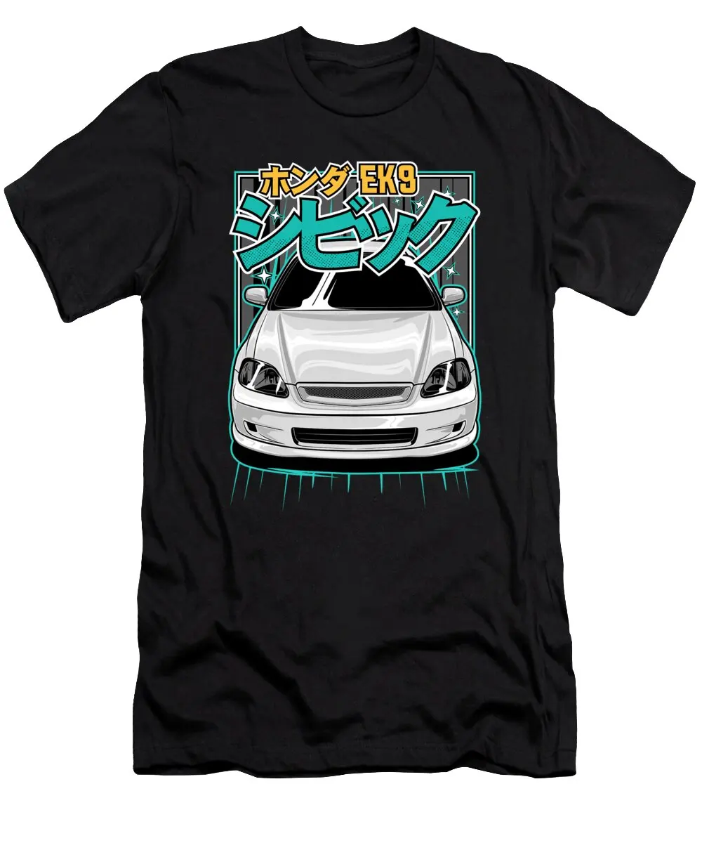

Мужские и женские футболки Honda Summer Civic Type R EK9, любители езды на автомобиле и мотоцикле, повседневные трендовые брендовые футболки с короткими рукавами