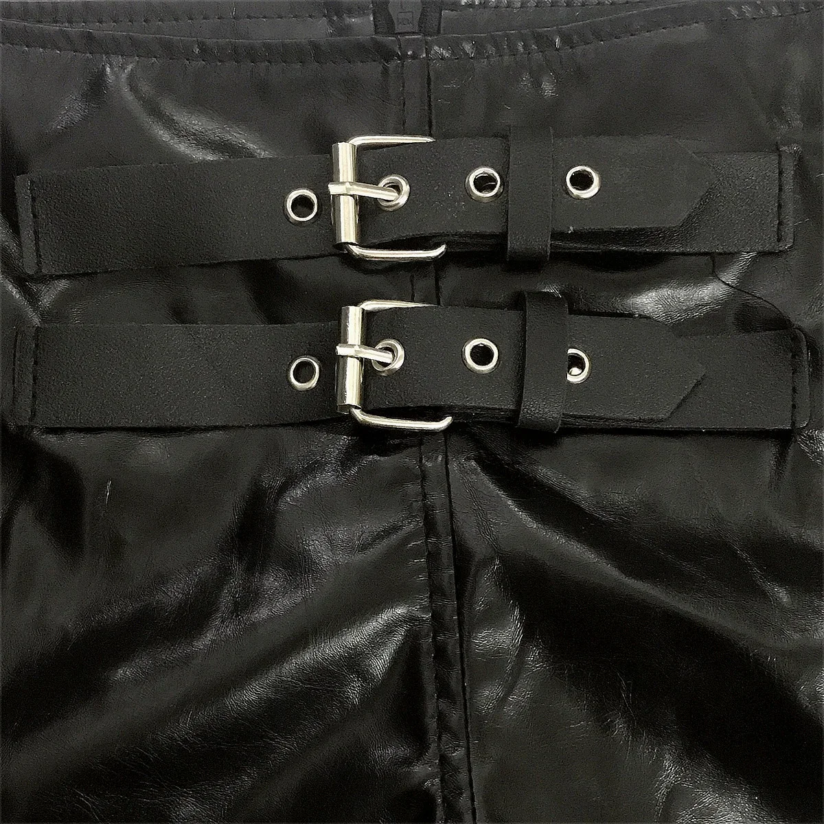 Women Sexy Low Waist Hot Pant Black Artificial Leather Casual Shorts Women Faux Leather Night Clubwear Shorts Pole Dance Costume