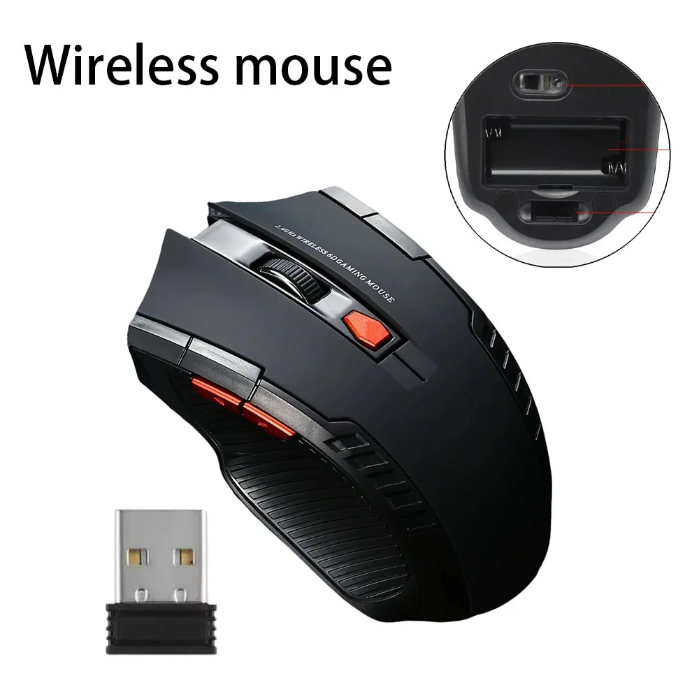 Игровая беспроводная мышь, портативная игровая домашняя офисная настольная мышь, ноутбук, универсальная цветная фотоэлектрическая мышь для Windows 2000/xp/vista