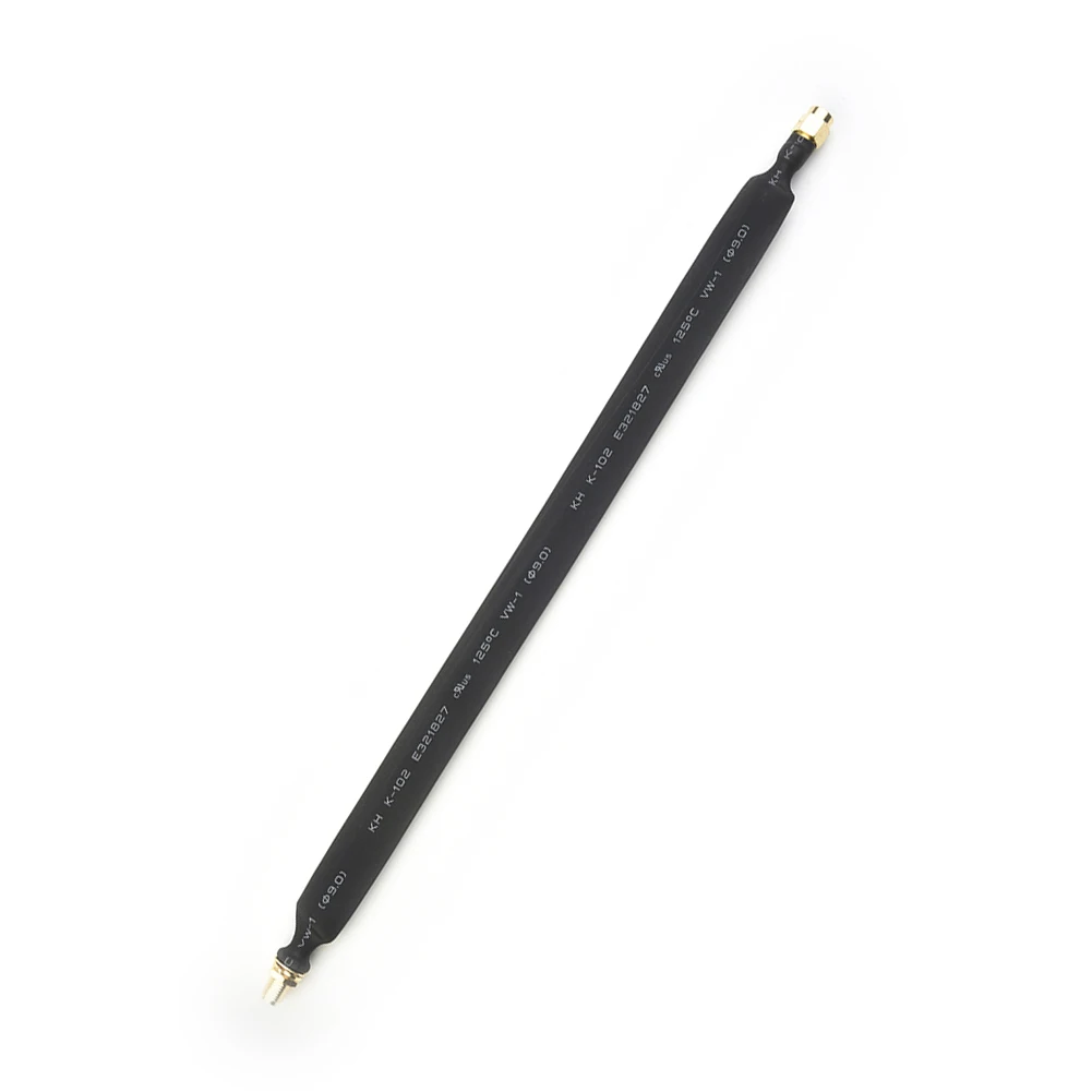 25cm RP-SMA Male To RP-SMA Female Flat Window Coaxial Extension Cable Pigtail 50 OHM RF Connection WiFi Standards 802.11ac