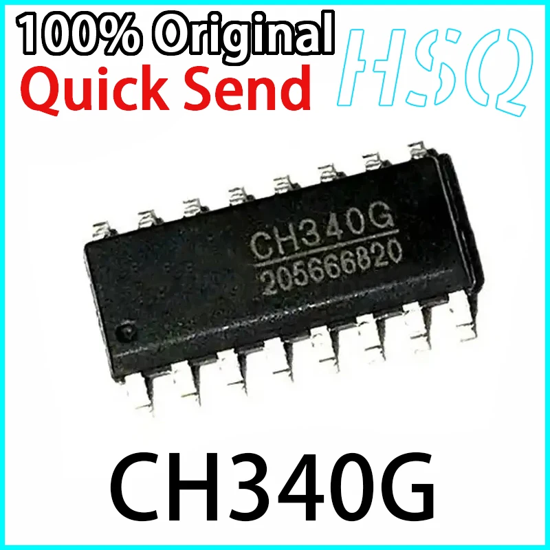 5PCS New Original CH340G USB Serial Port Chip CH340 Patch SOP-16