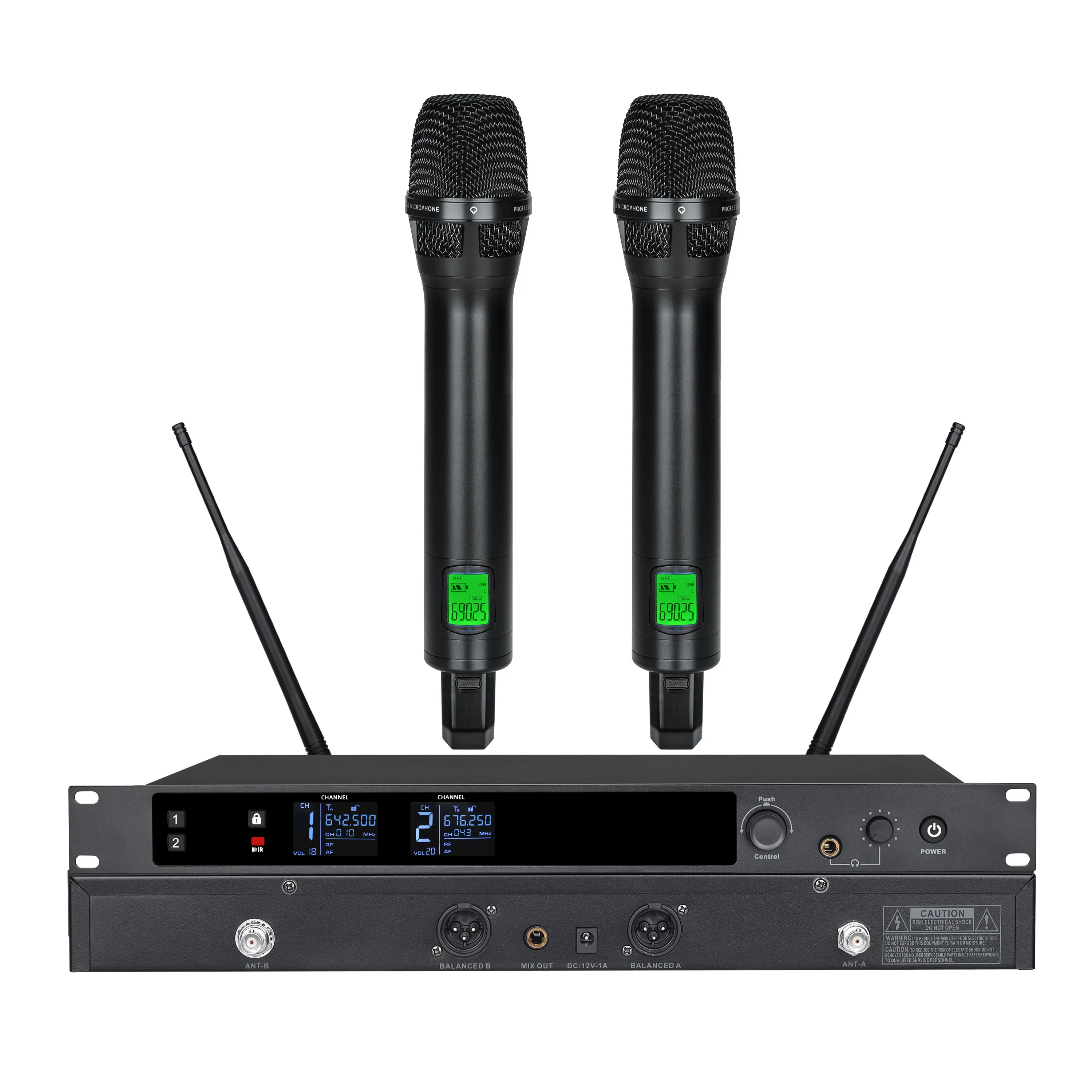 2026 2026  BD26 Professional Dual Wireless Microphone High Quality Performance Stage KTV Speech Conference