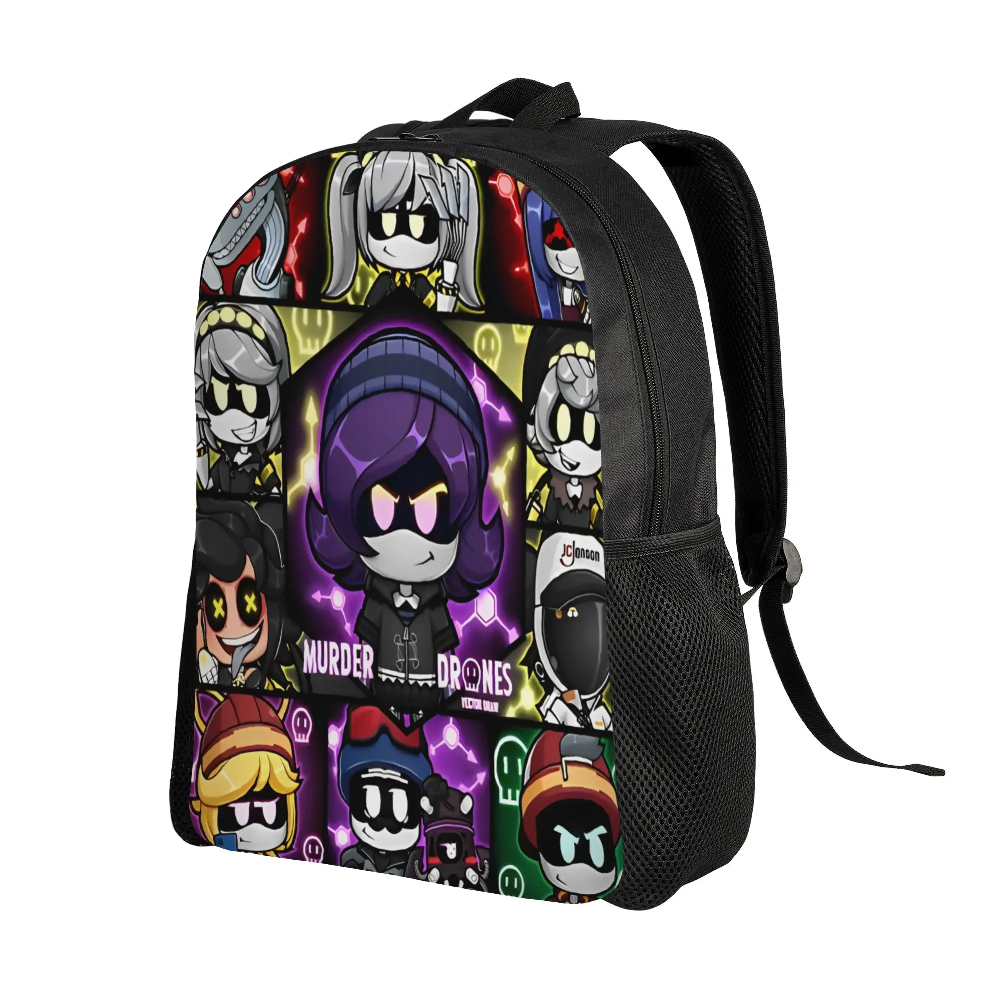 Murder Drones Backpack Student Anime Breathable Backpacks Polyester Leisure High School Bags University High Quality Rucksack