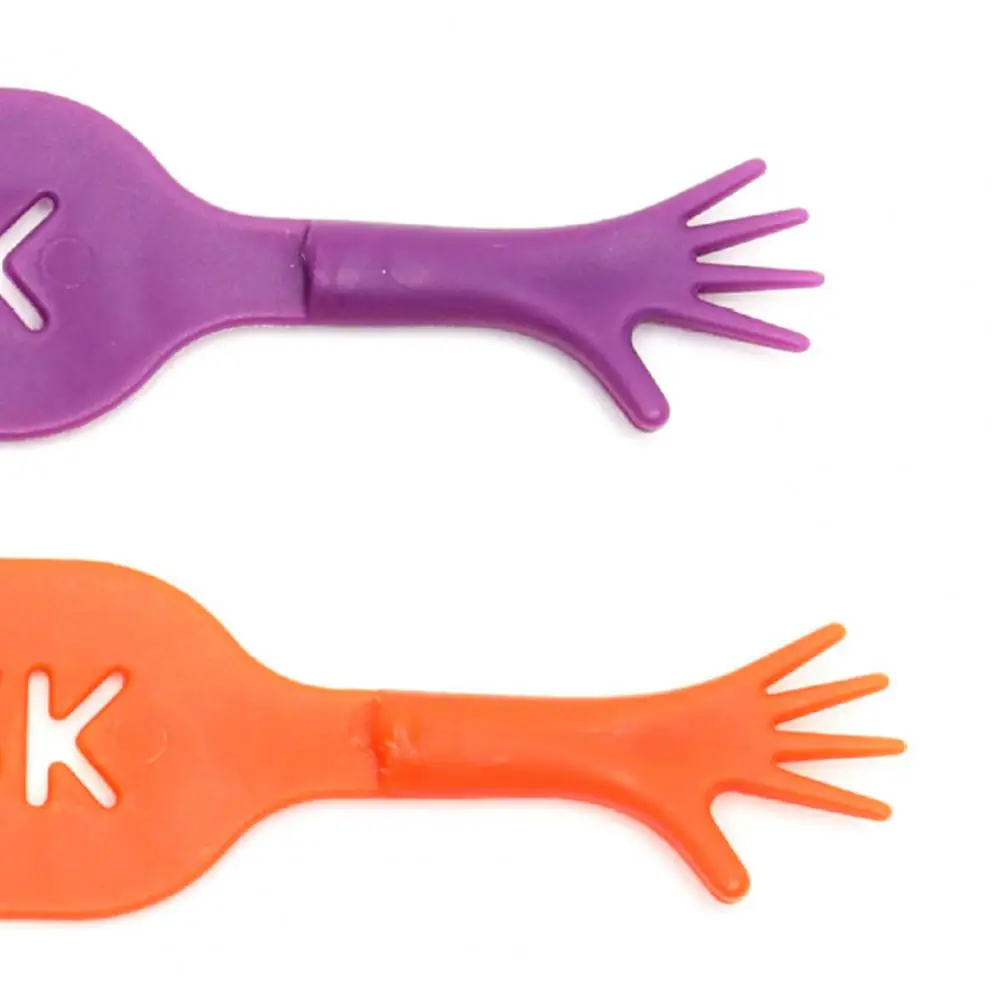 4Pcs Help Me Bookmarks Creative Cartoon Funny Anti-deform Plastic Unique Cute Bookmark Stationery