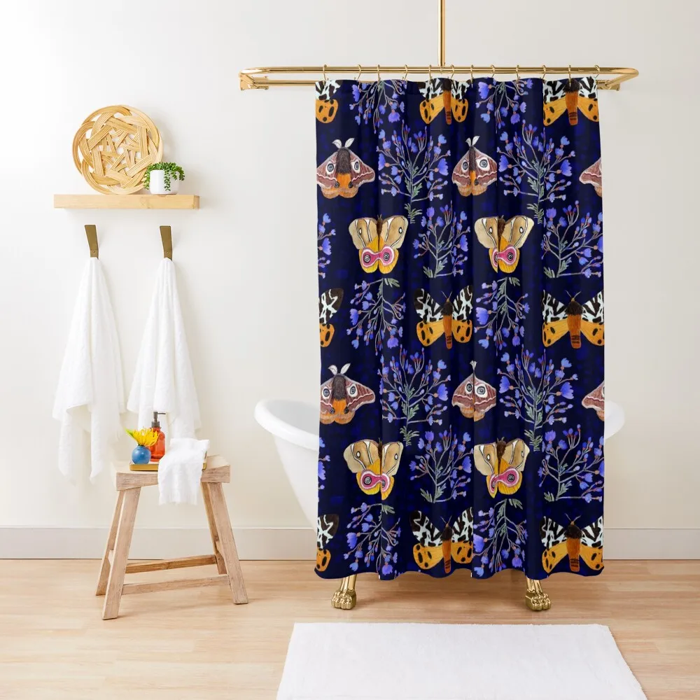 

Moth Trio Shower Curtain Waterproof Bath And Anti-Mold Transparent Bathroom Shower Bathroom For Shower Curtain