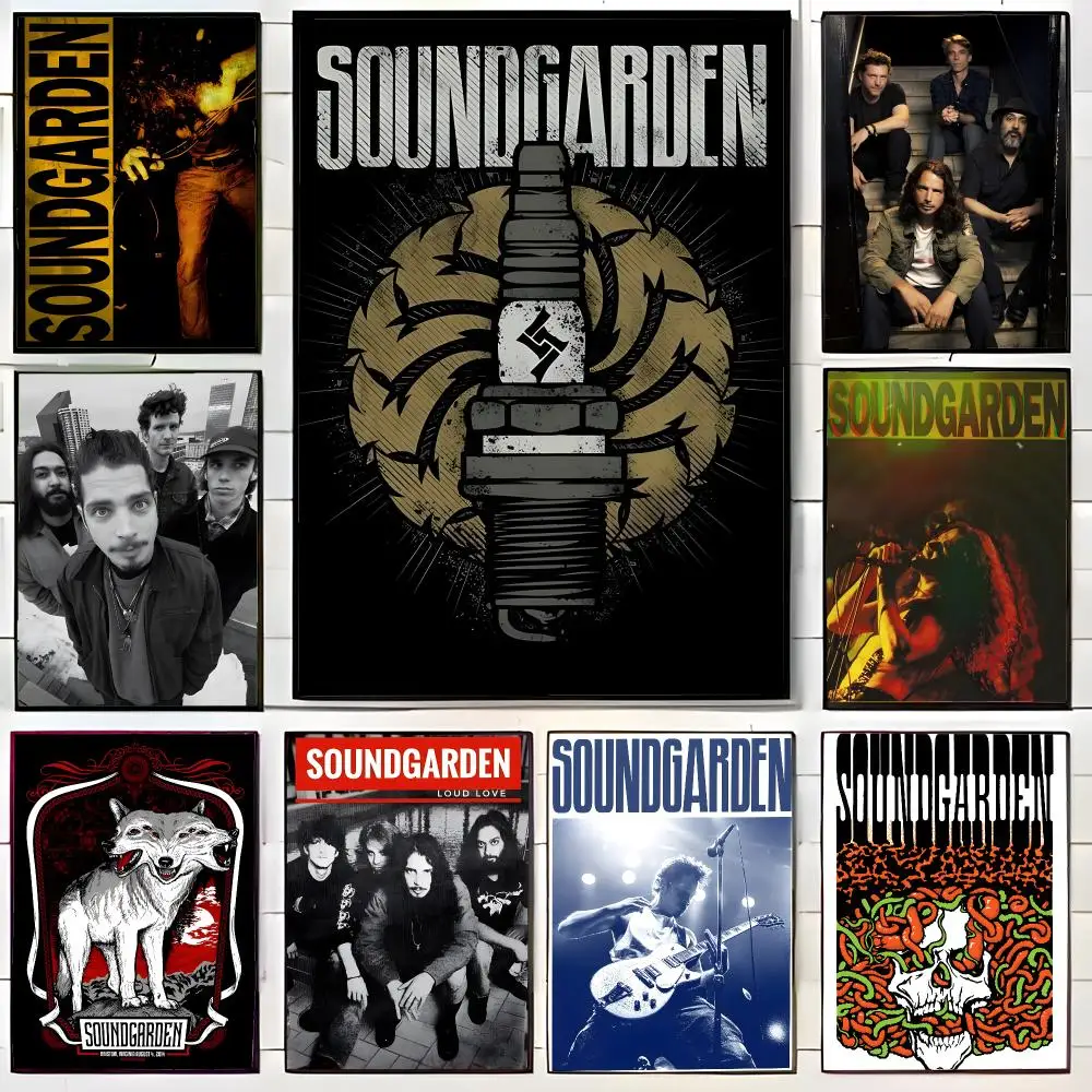 Grunge Band S-Soundgarden Poster Wall Art Print Decorative Mural Home Decor Gift Unframed