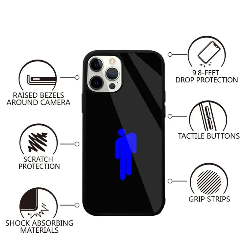 Famous Singer B-Billie-ej Phone Case For iPhone 15,14,13,12,11,Plus,Pro,Max Mini Magsafe Magnetic Wireless Charging