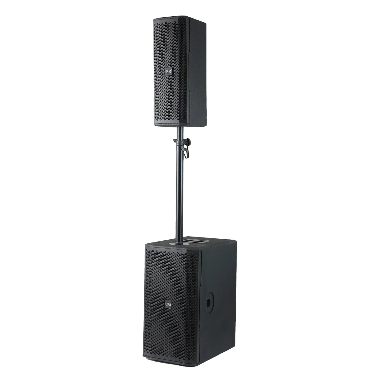 B4 4000W Peak Audio Portable DJ Party Stage Sound Active Pro Column Speaker Dual 10 inch Subwoofer Home PA system