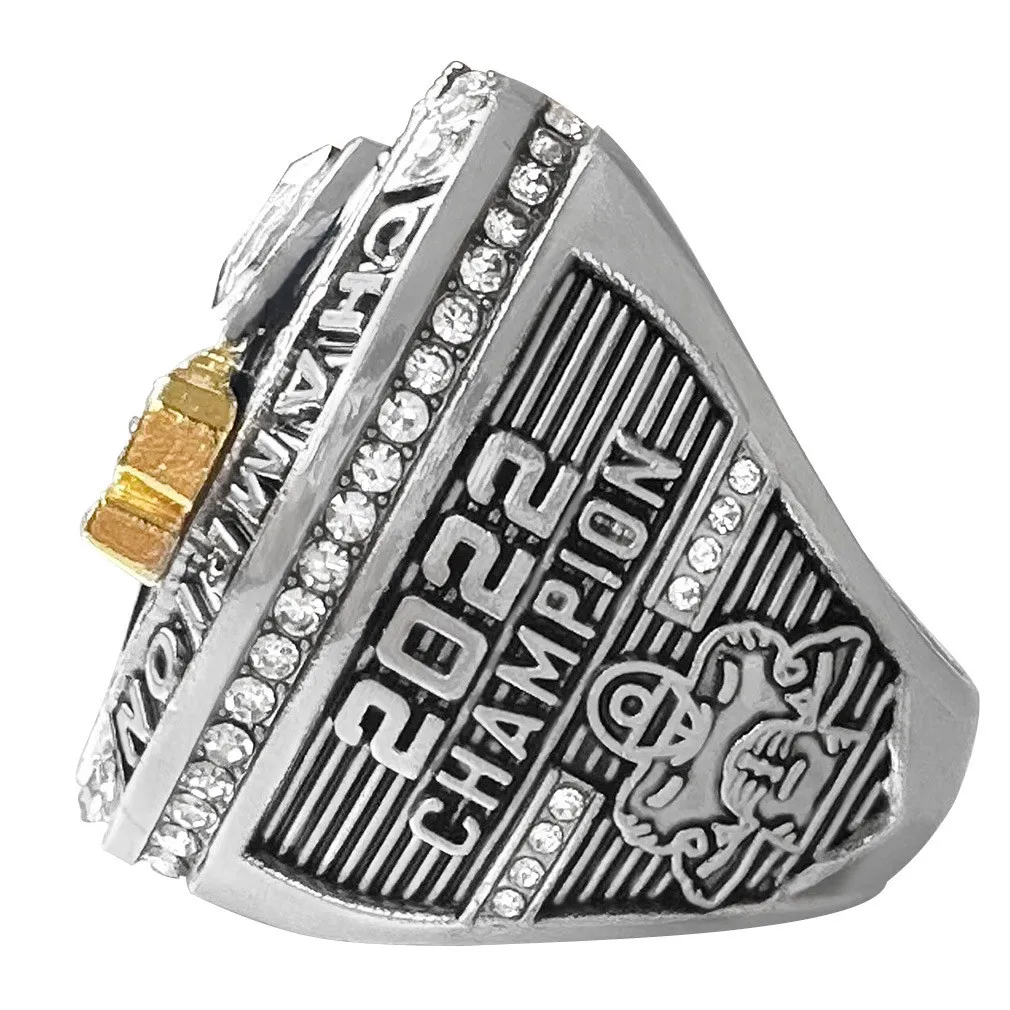 Cincin Kejuaraan Sepak Bola Fantasi FFL MVP Trophy 2022 untuk Pria, Hadiah untuk Penggemar, Ukuran 8-14