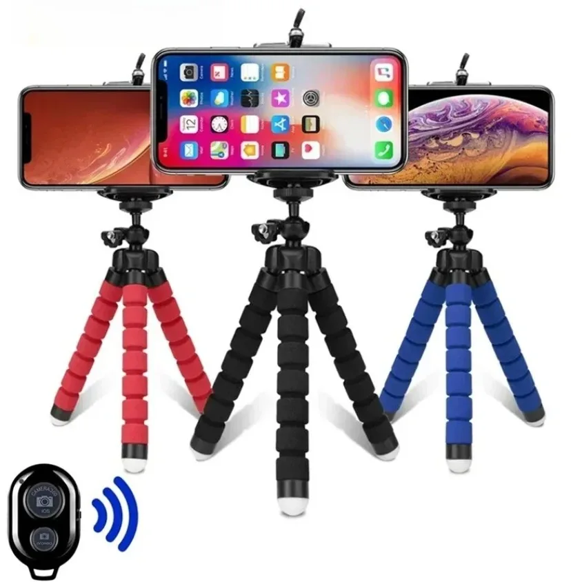 Mini Octopus Tripod Stativ Camera Holder Stand Tripods Tripod For Phone Mobile Camera Holder Clip Smartphone Monopod Tripe Stand view 6