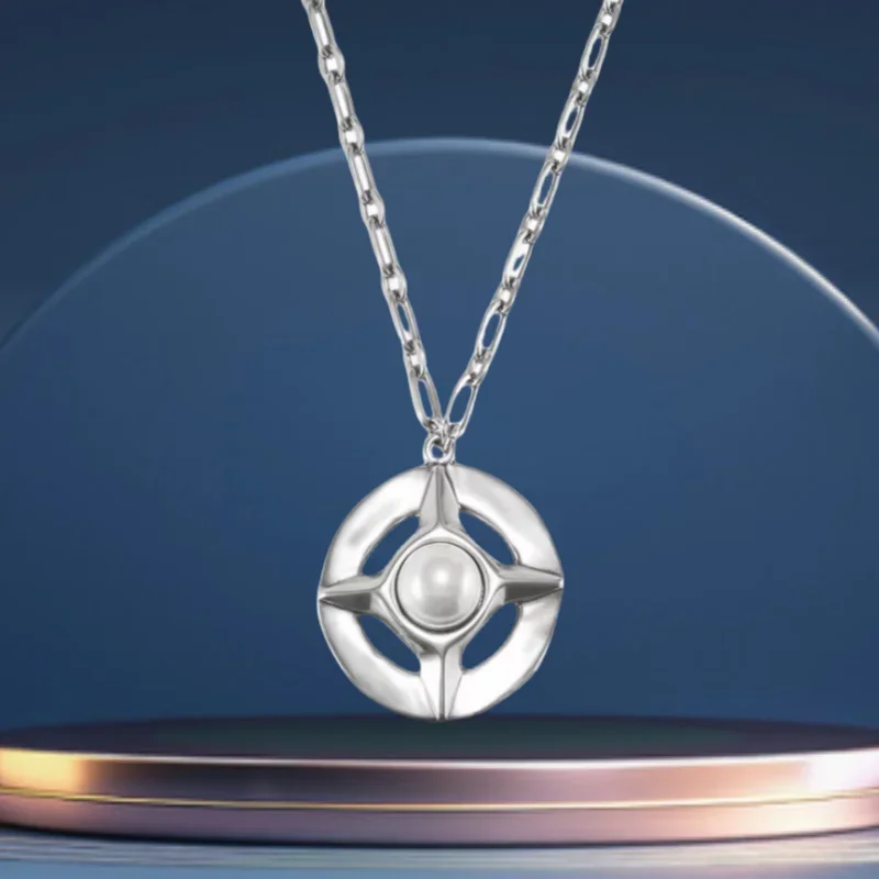 

Элегантное и романтическое четырехзвездочное жемчужное ожерелье в придворном стиле для женщин, аксессуары для друзей, банкетные подарки