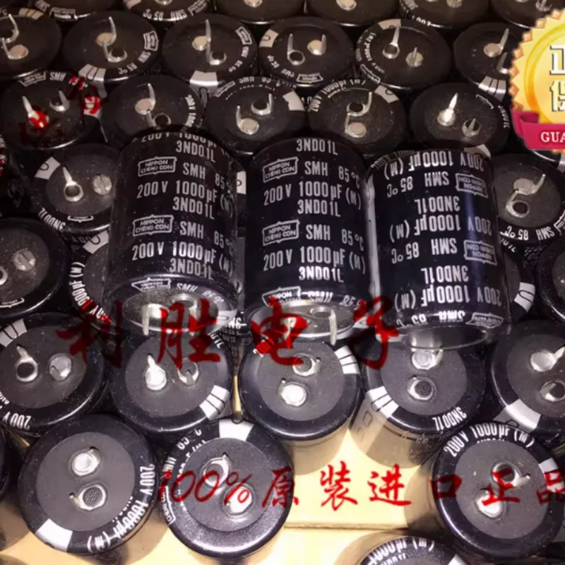 

5-30 шт. 1000 мкФ 200 В, конденсатор Black Diamond американского производства, 200В1000мкФ, 30*40, SMH, 85 градусов