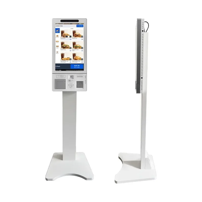 21.5 Inch Self Service Ordering Payment Kiosks Capacitive Touch Screen All-in-one Self-service Kiosk