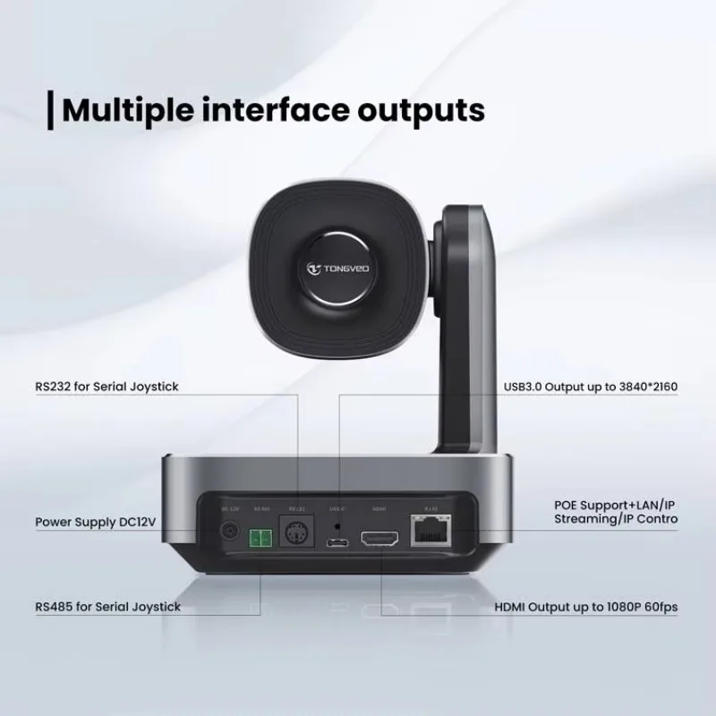 Tenveo POE ライブ ストリーミング PTZ カメラ 10X ズーム ビデオ会議カメラ USB HDMI NDI 会議カメラ