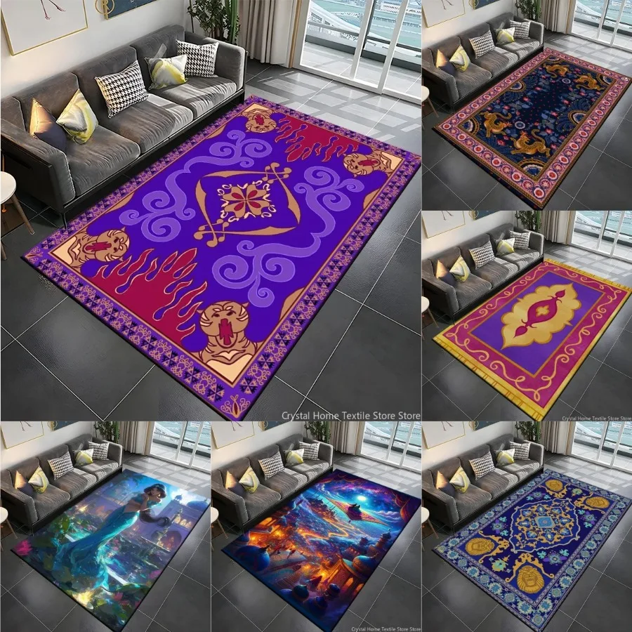 Alfombra mágica antideslizante A-Aladdin para sala de estar, alfombra vibrante para sofá, felpudo, decoración de cocina, regalo perfecto para niños