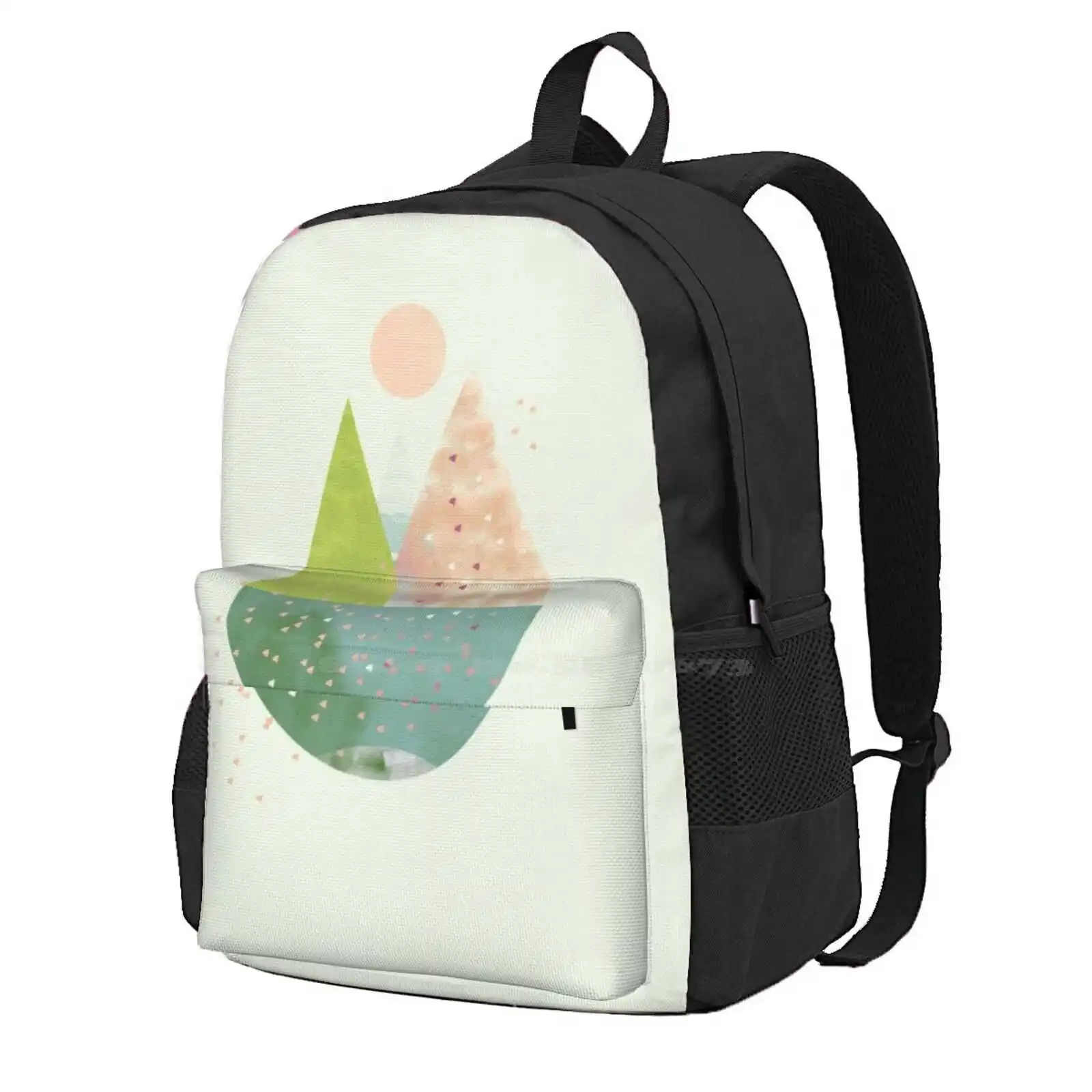 Spring Hot Sale Schoolbag Backpack Fashion Bags Modern Minimalist Art Abstract Modern Art Gallery Wall Seascape Landscape Art