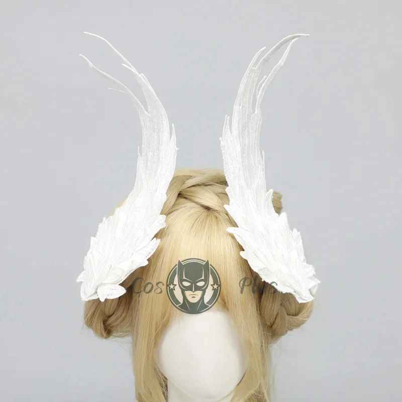 

Заколки для волос с перьями и крыльями ангела, заколка в стиле Лолиты, заколка для волос, аниме, аксессуары для волос для косплея, аниме, Хэллоуин, черный, белый цвет, головной убор, вечерние