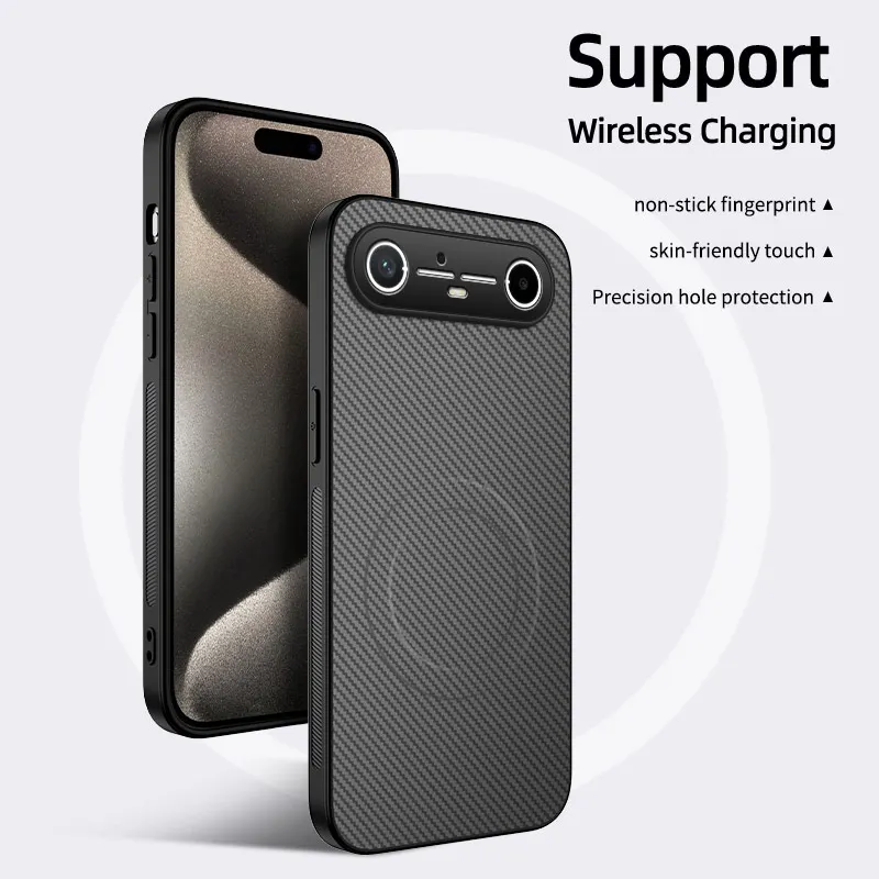 【美品】Android TECNO POVA Slim 5G スマホケース付き Magnetic Case For Tecno Pova Slim 5G Spark Slim Skin-feel Carbon