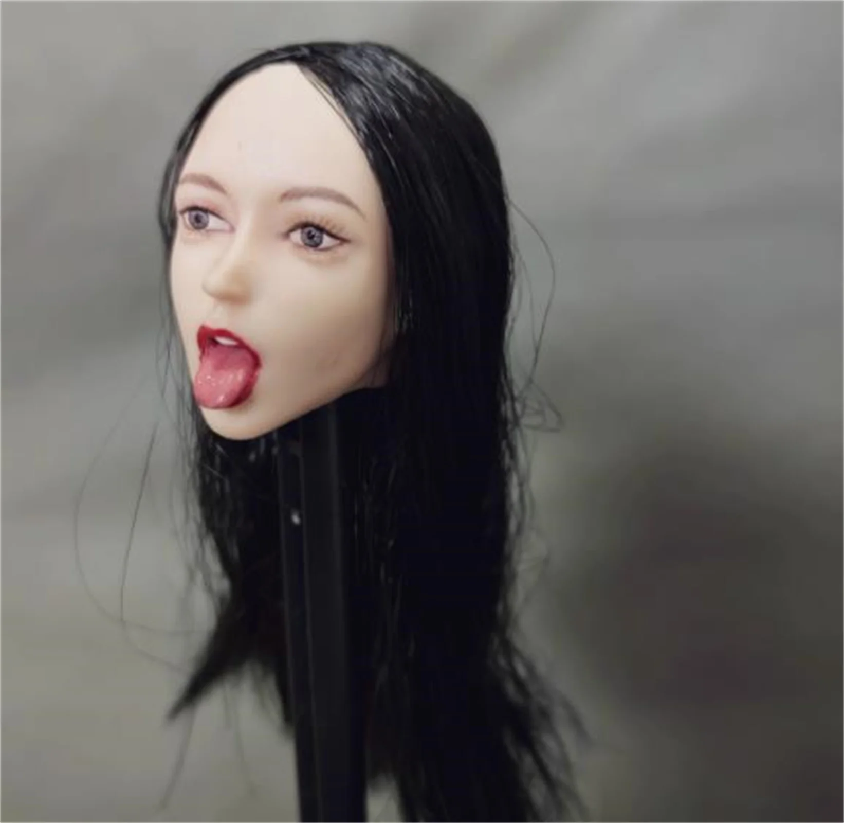 

1/6 Scale Scale Cute gir tongue. Out Expression Model Fit 12''PH TBL Female Soldier Figure