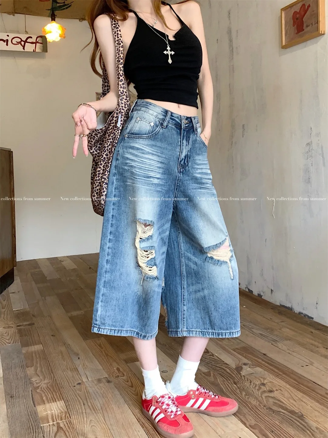 

Embroidered Woman Jeans Street Vibe High Fashion Trend Popular Ladies Female Denim Trousers Hot Sense Series All Match New