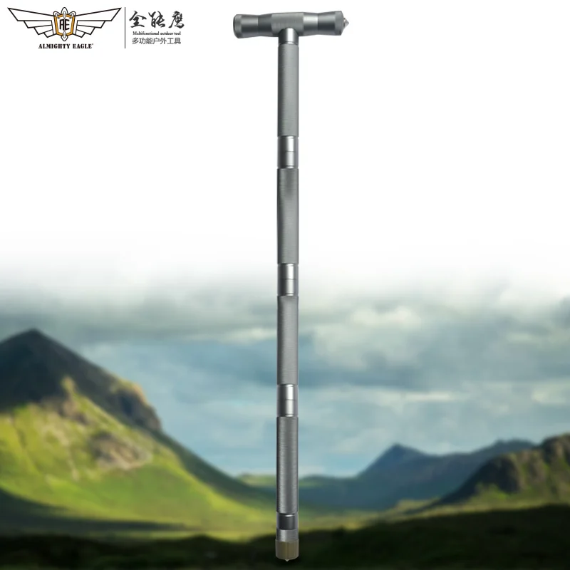 Dropshiping Walking stick Outdoor Defense Tactical Stick Alpenstock Hiking Camping Equipment Multifunctional Sticks