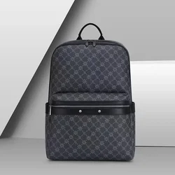 Brand Backpack Man New British Style Schoolbag Travel Fashion Checkered Bag Laptop Backpack Designer The High Quality