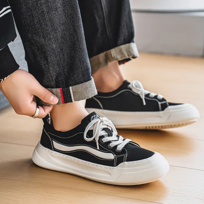 

дизайнерские повседневные кроссовки Мужская повседневная обувь дышащая модная обувь для досок спортивная обувь всесезонная мужская обувь на платформе