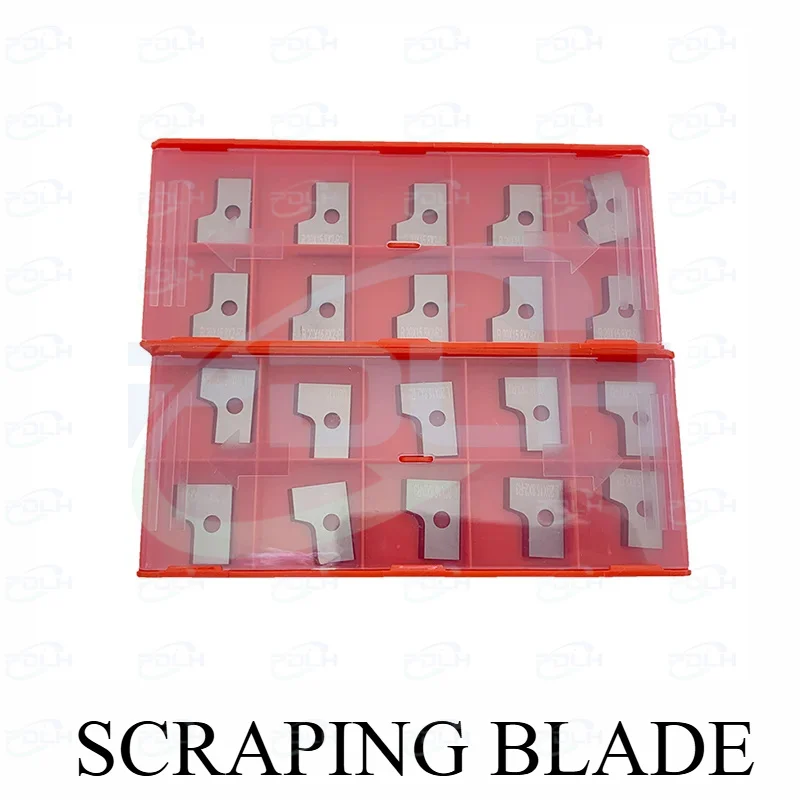 

10PCS 20x15.8x2mm Carbide Radius Scraper Knives Scraping Blade For CEHISA Automatic Edge Banding Machine Tool