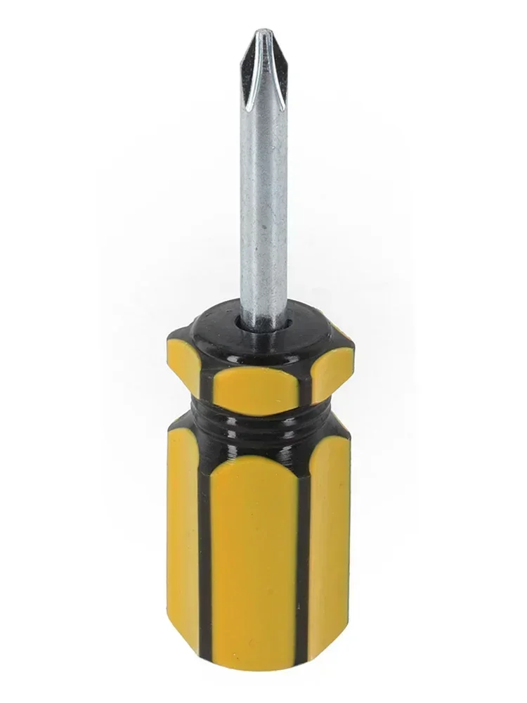 Mini Screwdriver Phillips-Screwdriver Mini Screwdriver Short Small Split Tools Kit Slotted Flat Cross-head Screwdriver