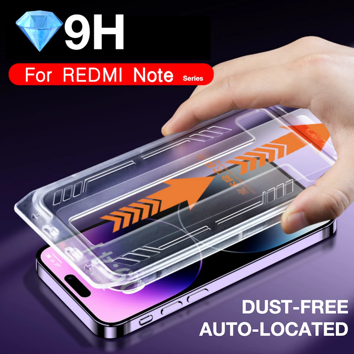 FOR Redmi Note 12 Pro Plus Tempered Glass Turbo 11t 11e 11 10 9 9s 8 6 4G 5G Screen Protector Easy Install Auto-Dust Removal Kit