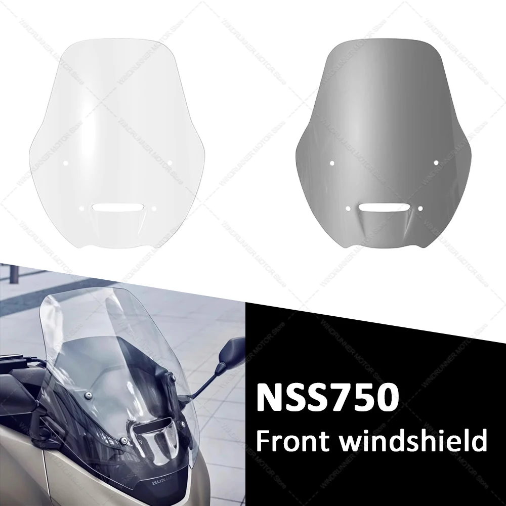 

Для 750, отличное качество, дефлектор ветра из ПММА, передний обтекатель мотоцикла, чехлы для лобового стекла, дефлектор для мотоциклов для NSS750