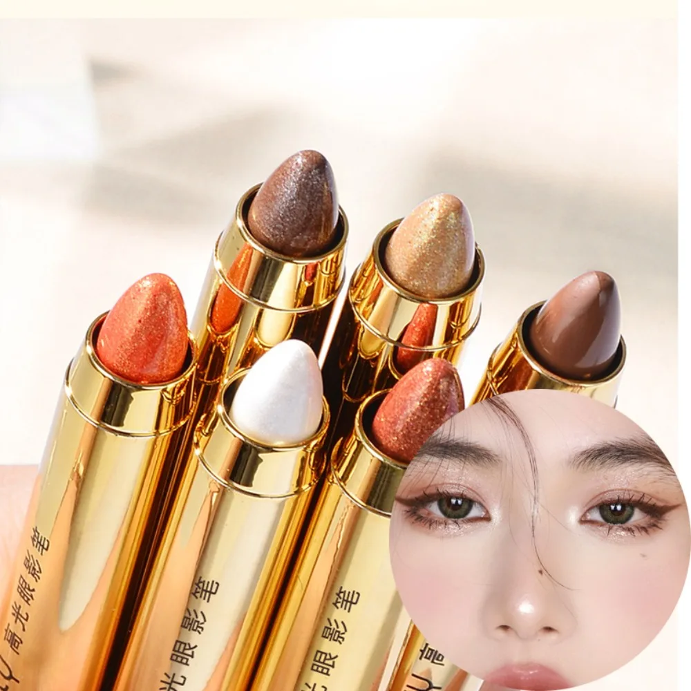 Highlighter Double End Eye Shadow Stick Glitter Longlasting Eyeshadow Pencil Matte Waterproof Lying Silkworm Pen Makeup Cosmetic