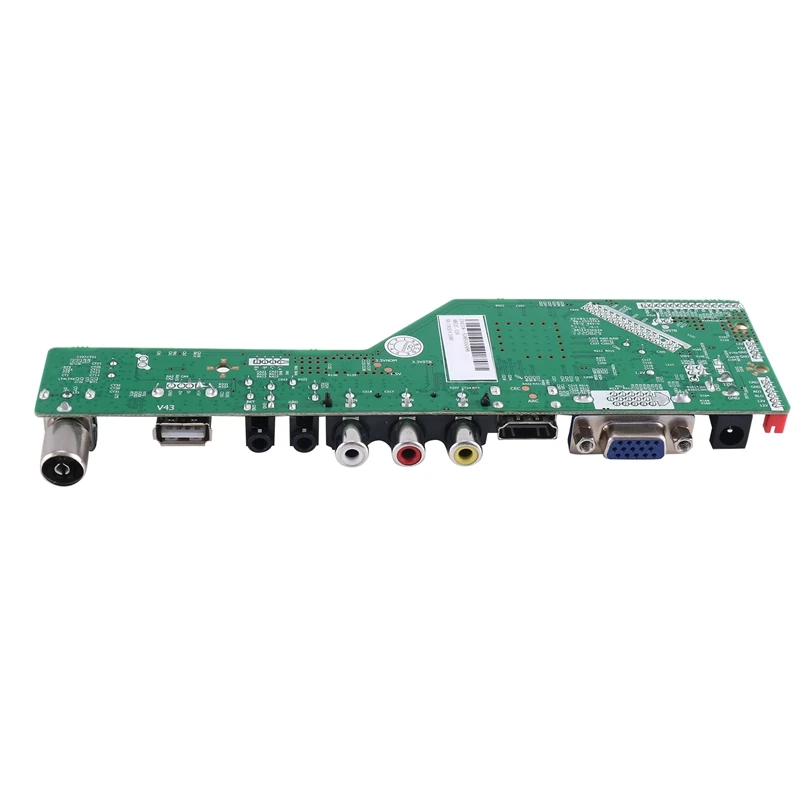 The New LCD TV Drive Board RR52C.03A Supports DVB-T DVB-T2 Can Replace 3663 Chip Motherboard Free Key Remote Control