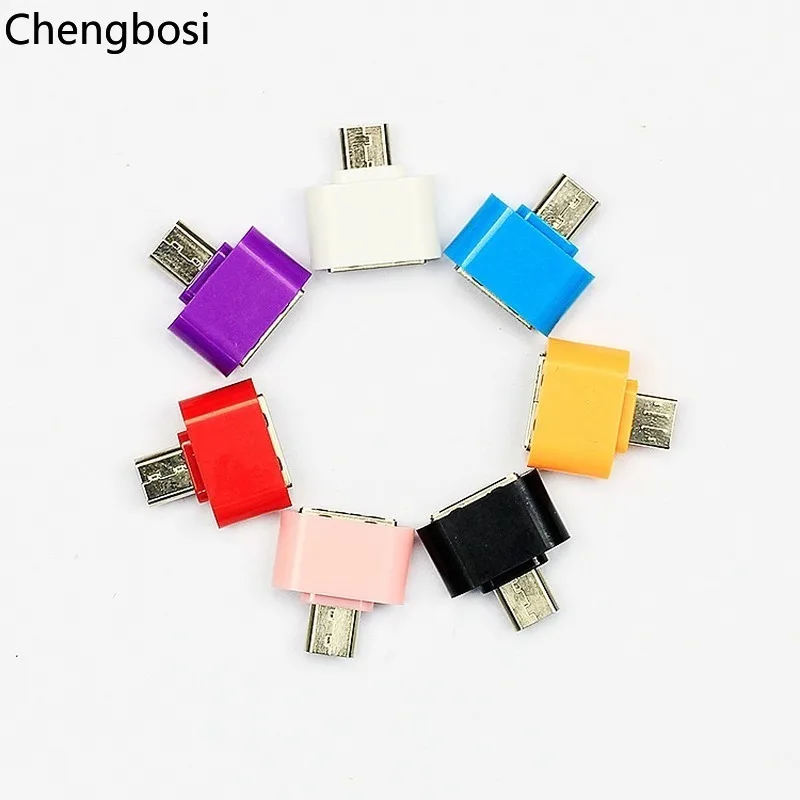 Teléfono Android adecuado para adaptador OTG Micro USB a USB2.0 Mini Cable OTG cabezal de conversión multifuncional para tableta PC