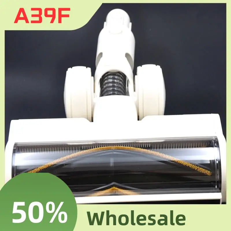 

A39F Top Scrubber Floor Brush Vacuum Cleaner Floor Brush Head Carpet Brush Vacuum Cleaner Accessories White