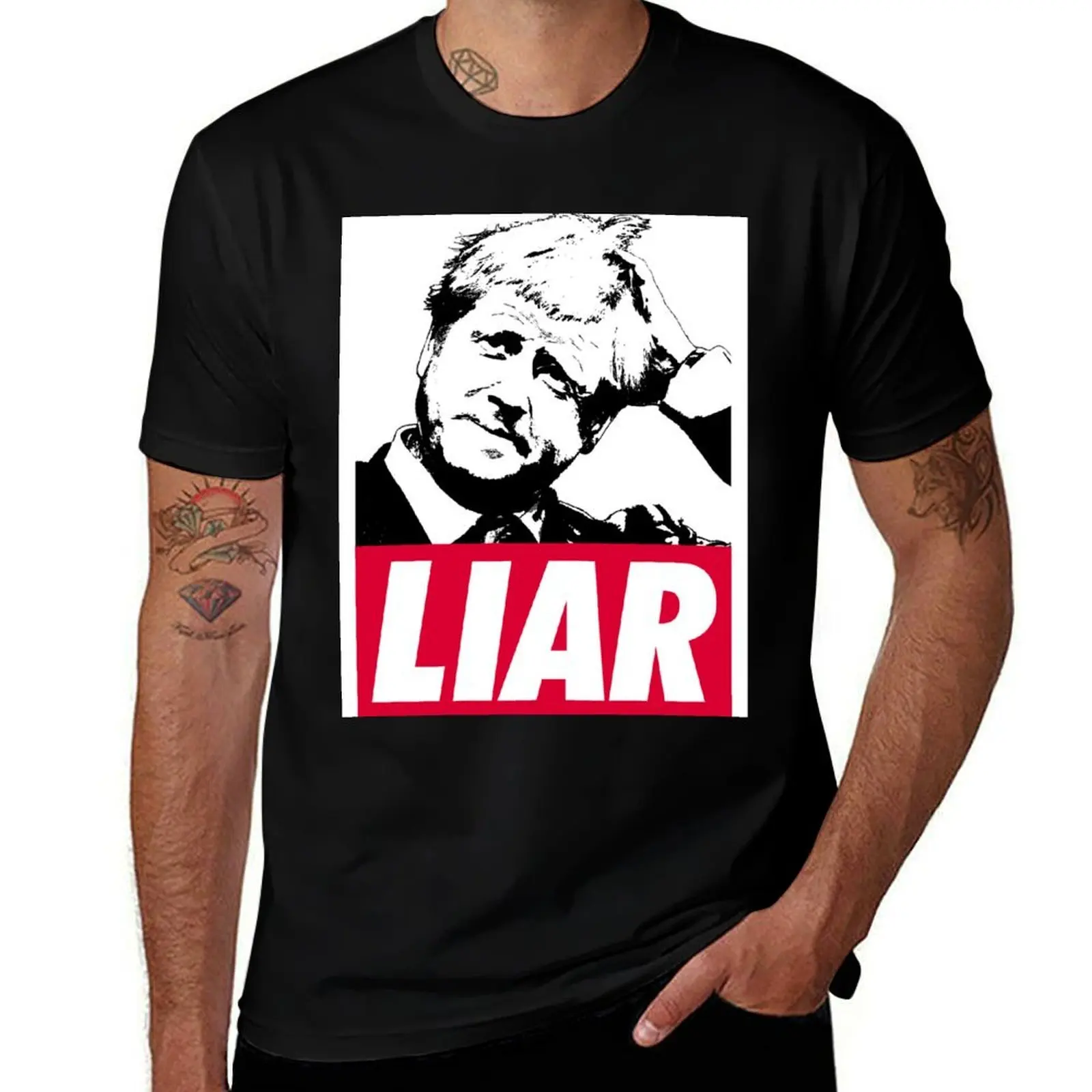 Boris Johnson - Liar T-Shirt Casual Everyday Wear T-Shirt