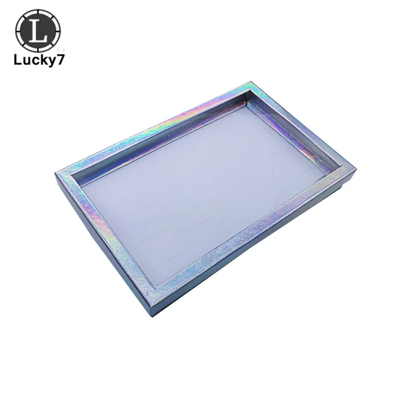 100-position Ring Tray Velvet Sponge Ring Display Box Cardboard Jewelry Storage Box Dust-proof Cover Tray